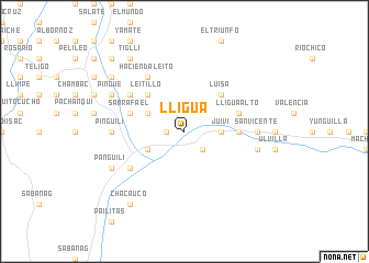 map of Lligua