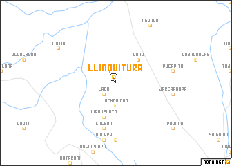 map of Llinquitura