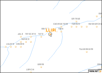 map of Llipi
