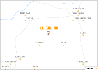 map of Llisquina