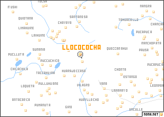 map of Llocococha