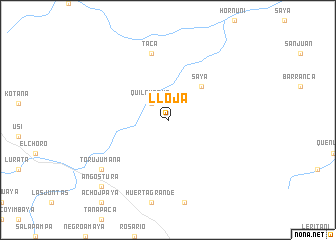 map of Lloja