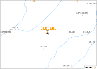 map of Llojeoj