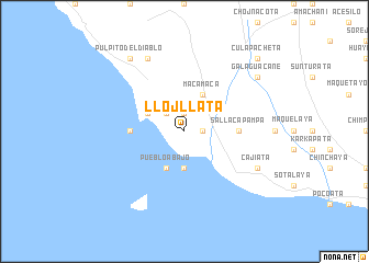 map of Llojllata