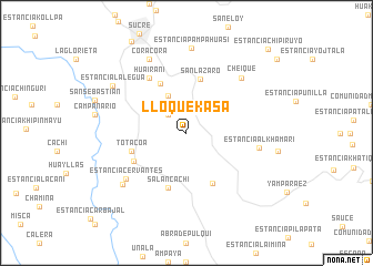 map of Lloquekasa