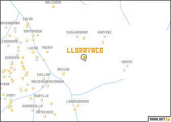 map of Llorayaco