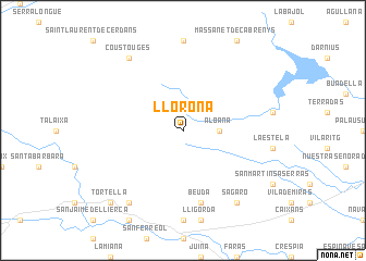 map of Llorona