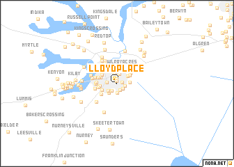 map of Lloyd Place