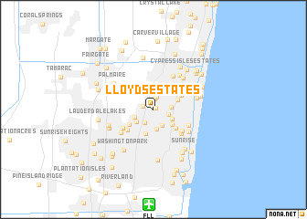 map of Lloyds Estates