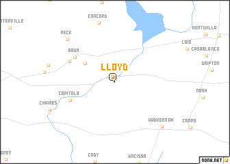 map of Lloyd