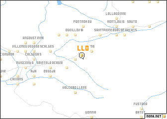 map of Llo