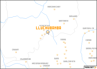 map of Lluchubamba