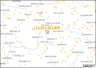 map of Llullullani