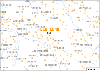 map of Lluncuma