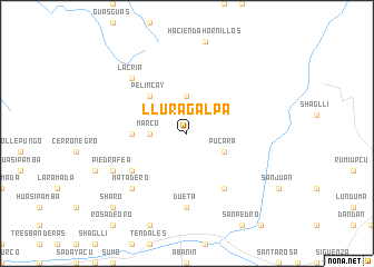 map of Lluragalpa
