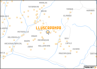 map of Lluscapampa