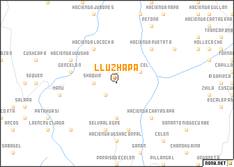 map of Lluzhapa