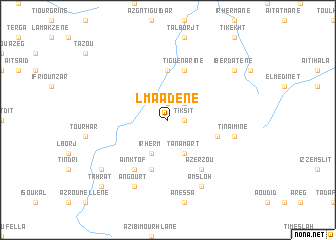 map of Lmâadene