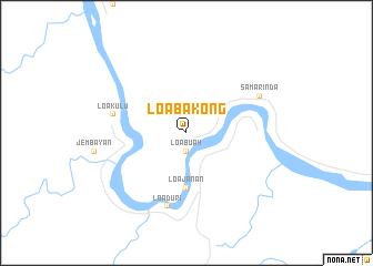 map of Loa Bakong