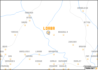 map of Loaba