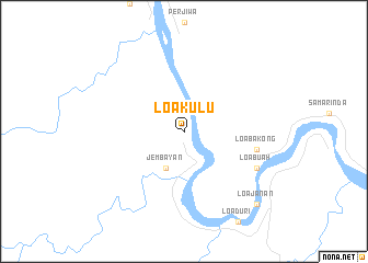 map of Loakulu