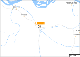 map of Loama