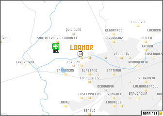 map of Lo Amor