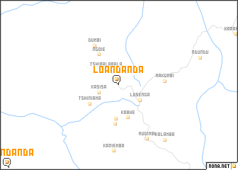 map of Loandanda