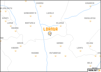 map of Loanda