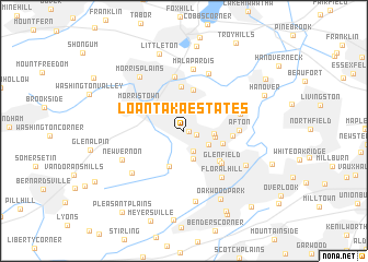 map of Loantaka Estates