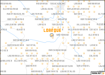 map of Loarque