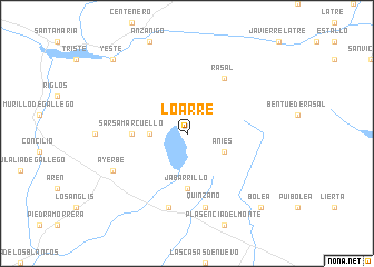 map of Loarre