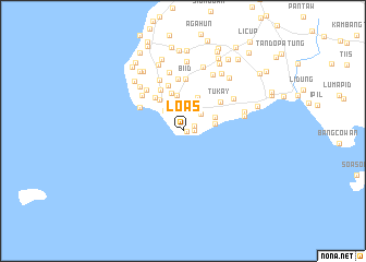 map of Loas