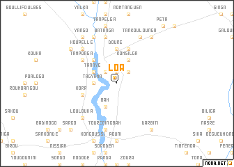 map of Loa