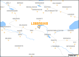 map of Lobanëvka