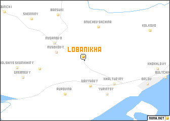 map of Lobanikha