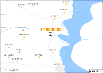 map of Lobanikha