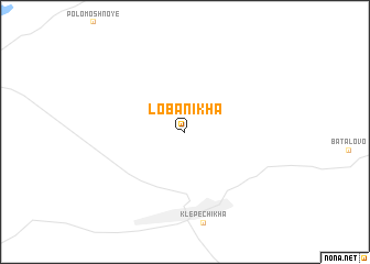 map of Lobanikha