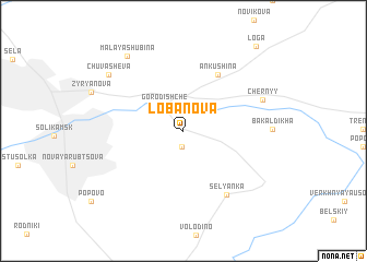 map of Lobanova