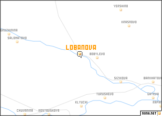 map of Lobanova