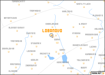 map of Lobanovo