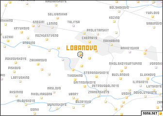 map of Lobanovo