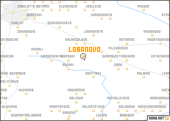 map of Lobanovo