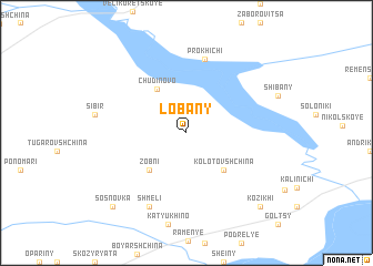map of Lobany