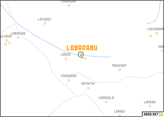 map of Lobarabu