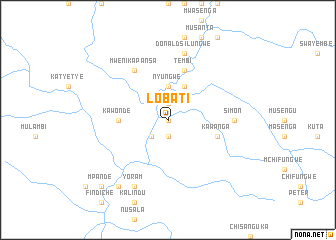 map of Lobati