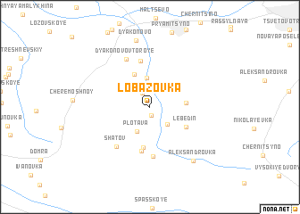 map of Lobazovka