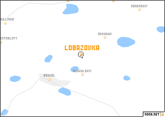 map of Lobazovka