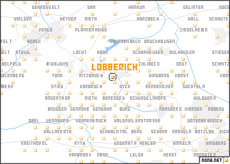 map of Lobberich