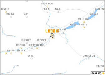 map of Löbbia